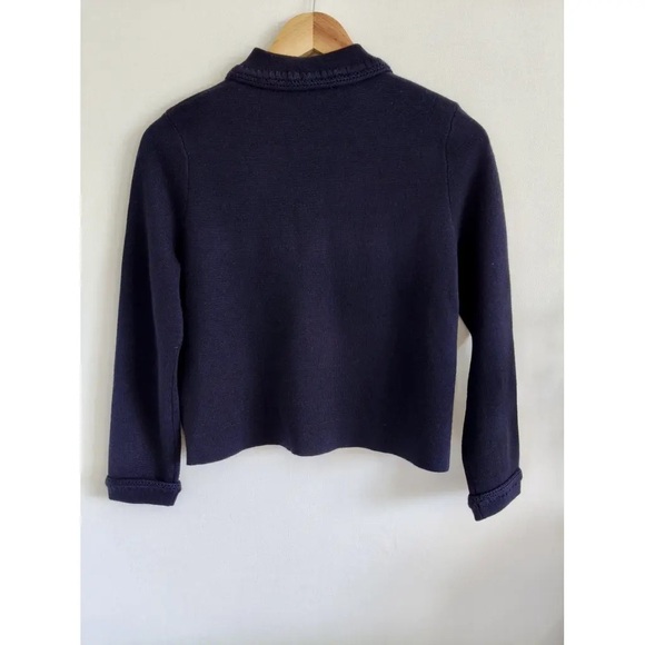 Sezane Merino Wool Button Front Cardigan - Picture 3 of 5